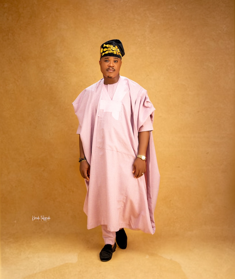 Betilai peach Jakan Agbada - Image 4