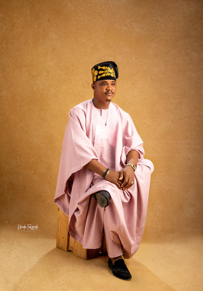 Betilai peach Jakan Agbada - Image 2