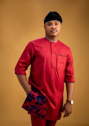 Red Floral Kaftan