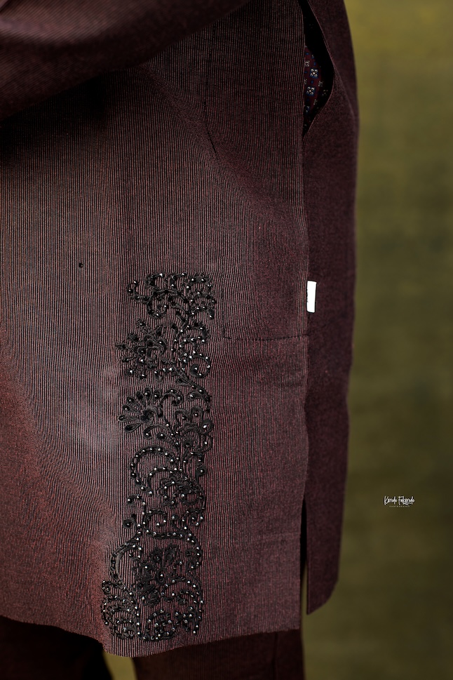 Onigbajamo mahogany agbada - Image 6