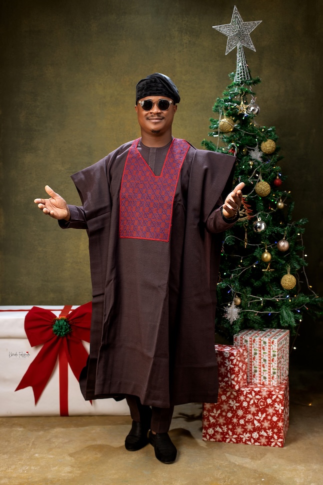 Onigbajamo mahogany agbada - Image 3