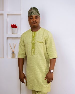 Lemon Beaded Flap ‘24 Kaftan