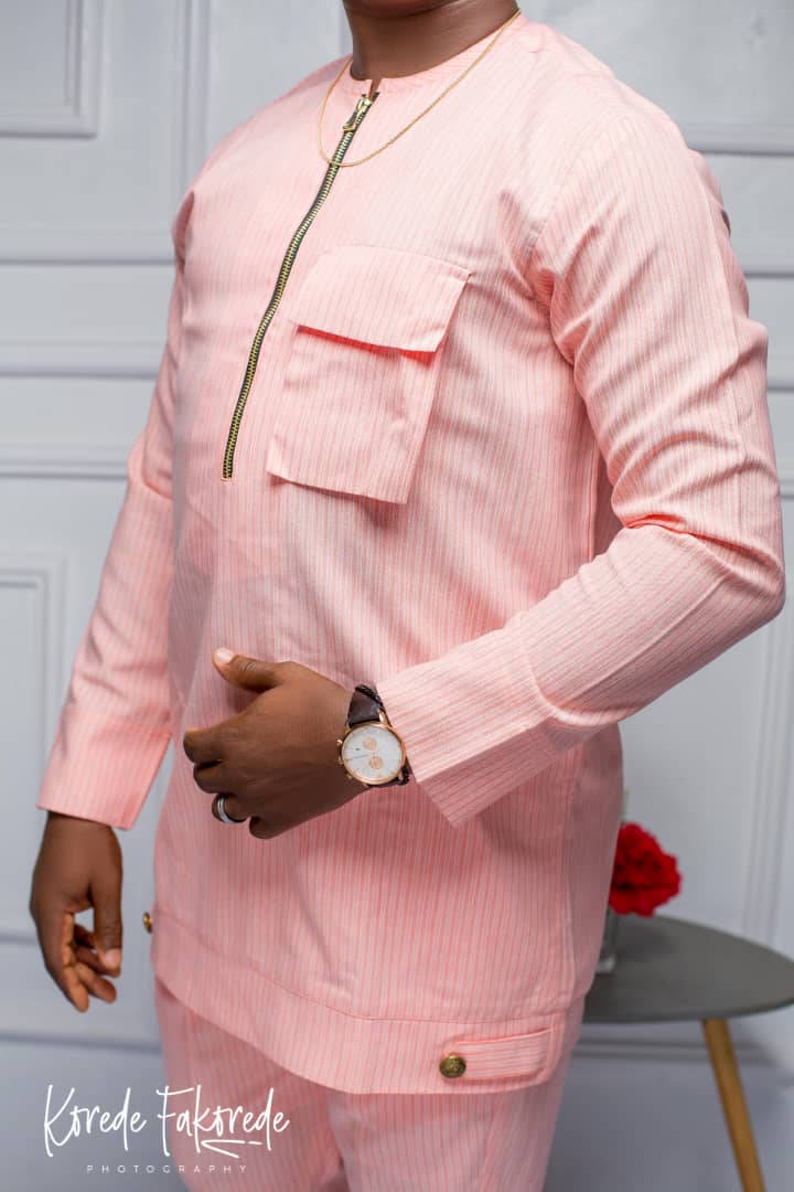 Pink Pin Stripes Tunic - Image 4