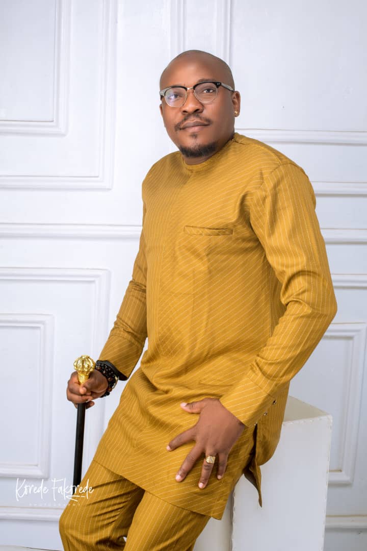 D-don Gold Stripped Kaftan - Image 2