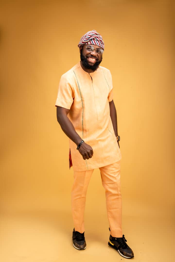 Orange Laced Kaftan - Image 4